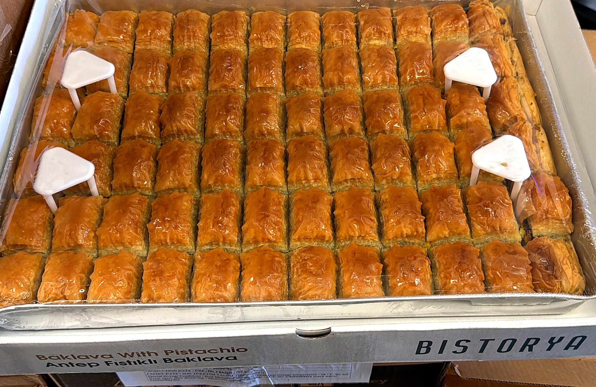 Bistorya Baklava with Antep Pistachio - 72 Slice
