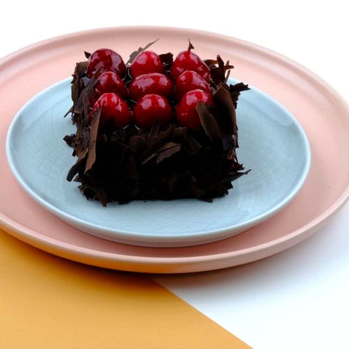 Cake Slice — Raspberry Chocolate