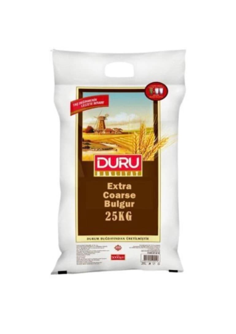 Duru Pilaf Bulgur, Extra Coarse #4 (25 KG Bag)