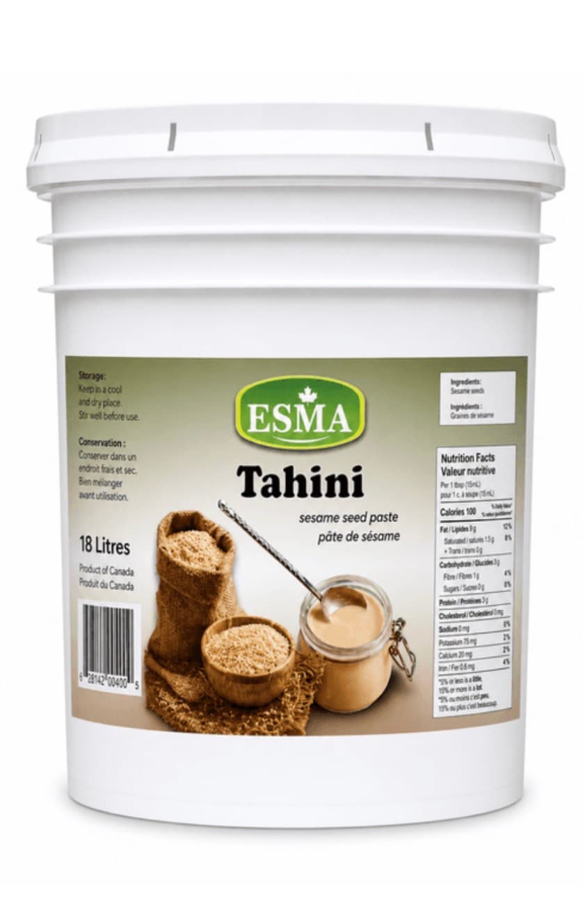 Esma Tahini (Sesame Seed Paste), 18 L Pail
