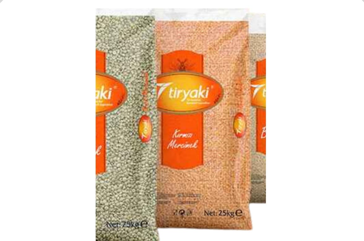 Tiryaki Red Lentil, Split (25 KG Bag)