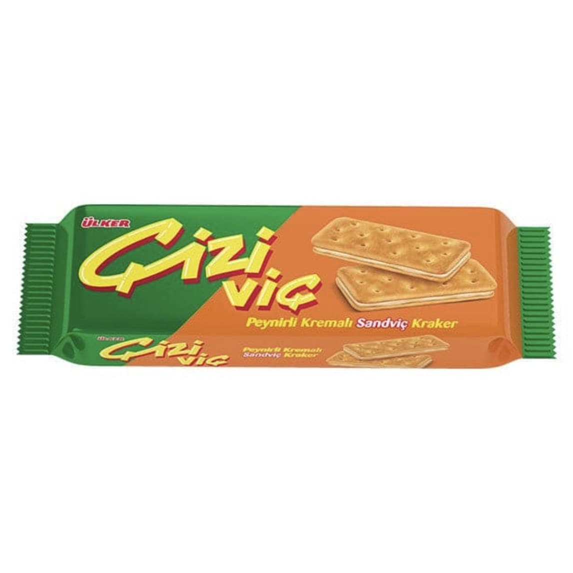 Ülker Cızıvıc Cheese Cream Cracker Sandwich, 82 g